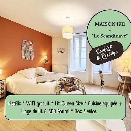 Appart Le Scandinave - Maison 1911 - Confort & Prestige Жьен Экстерьер фото